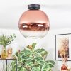 Koyoto Deckenleuchte Glas 30 cm Klar, Kupferfarben, 1-flammig
