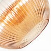 Koyoto Deckenleuchte Glas 30 cm Bernsteinfarben, 1-flammig