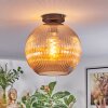 Koyoto Deckenleuchte Glas 30 cm Bernsteinfarben, 1-flammig