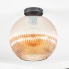 Koyoto Deckenleuchte Glas 30 cm Bernsteinfarben, 1-flammig