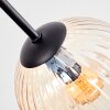 Koyoto Deckenleuchte Glas 15 cm Bernsteinfarben, Klar, Rauchfarben, 6-flammig