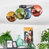 Koyoto Deckenleuchte Glas 15 cm Blau, Gold, Grün, Kupferfarben, 4-flammig