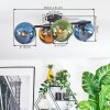 Koyoto Deckenleuchte Glas 15 cm Blau, Gold, Grün, 4-flammig