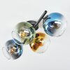 Koyoto Deckenleuchte Glas 15 cm Blau, Gold, Grün, Klar, 4-flammig