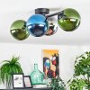 Gastor Deckenleuchte Glas 15 cm Blau, Chrom, Grün, Rauchfarben, 4-flammig