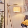 Bassagoda Stehleuchte 35 cm Naturfarben, Weiß, 1-flammig