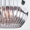 Ripoll Deckenleuchte Glas 15 cm Rauchfarben, 4-flammig