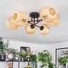 Basto Deckenleuchte 15 cm Naturfarben, 6-flammig
