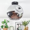 Ripoll Deckenleuchte Glas 30 cm Rauchfarben, 1-flammig