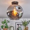 Ripoll Deckenleuchte Glas 30 cm Rauchfarben, 1-flammig