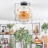 Ripoll Deckenleuchte Glas 30 cm Bernsteinfarben, 1-flammig