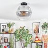 Ripoll Deckenleuchte Glas 30 cm Klar, Rauchfarben, 1-flammig