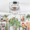 Ripoll Deckenleuchte Glas 30 cm Klar, Rauchfarben, 1-flammig