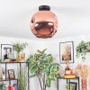 Ripoll Deckenleuchte Glas 30 cm Kupferfarben, 1-flammig