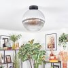 Koyoto Deckenleuchte Glas 30 cm Klar, Rauchfarben, 1-flammig
