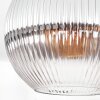 Koyoto Deckenleuchte Glas 30 cm Klar, Rauchfarben, 1-flammig