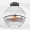 Koyoto Deckenleuchte Glas 30 cm Klar, Rauchfarben, 1-flammig