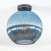 Koyoto Deckenleuchte Glas 30 cm Blau, 1-flammig