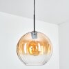 Koyoto Hängeleuchte Glas 30 cm Bernsteinfarben, Klar, 1-flammig