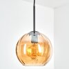 Koyoto Hängeleuchte Glas 20 cm Bernsteinfarben, 1-flammig