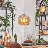 Koyoto Hängeleuchte Glas 25 cm Bernsteinfarben, 1-flammig