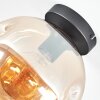 Ripoll Deckenleuchte Glas 25 cm Bernsteinfarben, 1-flammig
