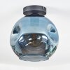 Ripoll Deckenleuchte Glas 25 cm Blau, 1-flammig