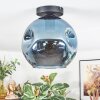 Ripoll Deckenleuchte Glas 25 cm Blau, 1-flammig