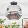 Ripoll Deckenleuchte Glas 30 cm Rauchfarben, 1-flammig