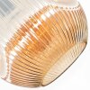 Ripoll Deckenleuchte Glas 30 cm Bernsteinfarben, 1-flammig