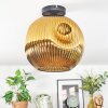 Ripoll Deckenleuchte Glas 30 cm Gold, 1-flammig