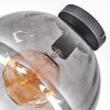 Koyoto Deckenleuchte Glas 30 cm Klar, Rauchfarben, 1-flammig