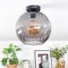 Koyoto Deckenleuchte Glas 30 cm Rauchfarben, 1-flammig