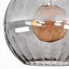 Koyoto Deckenleuchte Glas 30 cm Rauchfarben, 1-flammig