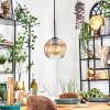 Koyoto Hängeleuchte Glas 20 cm Bernsteinfarben, Klar, 1-flammig