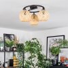 Basto Deckenleuchte 15 cm Naturfarben, 3-flammig