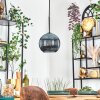 Koyoto Hängeleuchte Glas 20 cm Blau, 1-flammig