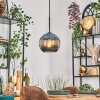 Koyoto Hängeleuchte Glas 20 cm Blau, 1-flammig
