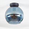 Koyoto Deckenleuchte Glas 25 cm Blau, Klar, 1-flammig