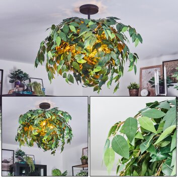 Kallax Deckenleuchte Schwarz, 3-flammig