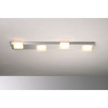 Bopp Lamina Deckenleuchte Select LED Aluminium, 4-flammig