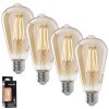LED E27 4er Set 6 Watt 2700 Kelvin 720 Lumen