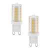 LED G9 2er Set 3,5 Watt 3000 Kelvin 350 Lumen