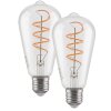 LED E27 2er Set 6 Watt 2700 Kelvin 350 Lumen