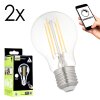 LED E27 2er Set 6 Watt 2700 Kelvin 806 Lumen