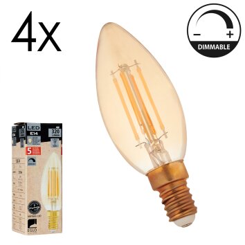 LED E14 4er Set 4 Watt 2200 Kelvin 320 Lumen
