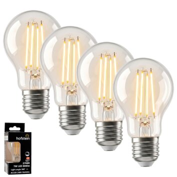 LED E27 4er Set 7 Watt 2700 Kelvin 800 Lumen