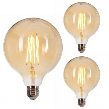 LED E27 3er Set 6 Watt 2700 Kelvin 600 Lumen