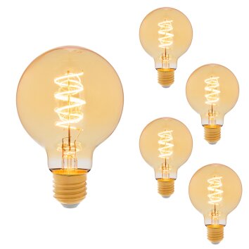 LED E27 5er Set 6 Watt 2200 Kelvin 400 Lumen