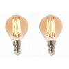 LED E14 2er Set 4 Watt 2200 Kelvin 350 Lumen